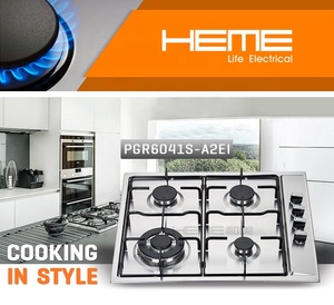 24 Inch Built-In Stainless Steel Gas Cooktop Household Appliance Safety Device Battery-Powered Iron Cooker - Product Image 3
