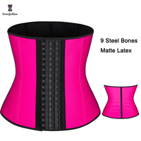 Fajas Sashes Gilet amincissant en latex grande taille à maintien ferme pour le ventre plat, 9 baleines, ceinture amincissante, corset sous-poitrine Ann Chery