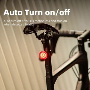 XOSS vélo feu arrière frein détection vélo feu arrière IPX7 étanche vélo lumière Auto allumer/éteindre lumière intelligente - Product Image 2