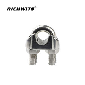 Zhibo American-Style Malleable Iron Cable <b>Clip</b> Stainless Steel U-Shaped <b>Wire</b> <b>Rope</b> <b>Clip</b> - Product Image 2