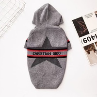 Vêtements chauds doux et confortables pour l'automne et l'hiver pour divers animaux de compagnie tels que les chiens et les chats, pulls épais à capuche pour animaux de compagnie