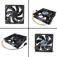 Ventilateur de refroidissement axial sans balais à courant continu haute vitesse 120x120x25mm, ventilateur industriel à flux d'air, électrique, OEM ODM