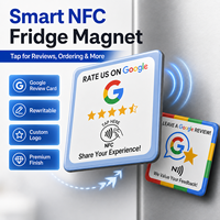 Imán de Refrigerador NFC 215 Programable, Acrílico Brillante, con Forma Personalizada, para Publicidad Comercial, Venta al Por Mayor