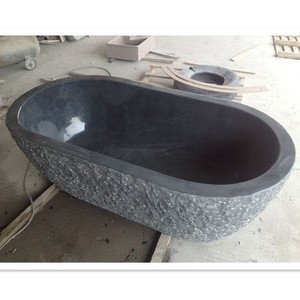 <span class=keywords><strong>Baignoire</strong></span> <span class=keywords><strong>en</strong></span> pierres naturelles, <span class=keywords><strong>granit</strong></span> <span class=keywords><strong>noir</strong></span> - Product Image 1