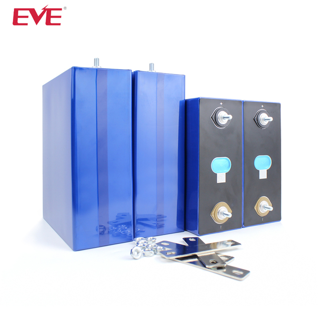 EU/USA Stock Grade A EVE 314Ah 3.2V Lifepo4 Rechargeable Battery Cells Cycle 8000+ for DIY 4S 8S 16S 15kwh 10kwh Free Shipping