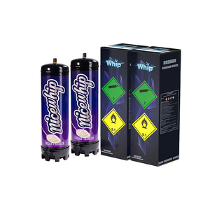 Bouteille de gaz CO2 N2 de 1364g pour crème fouettée, outils de dessert, cylindre de dioxyde de carbone en acier, réservoir de CO2 - Product Image 1
