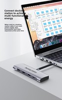 Cable USB4.0 Tipo-C de 13 cm para Computadora, Carga Rápida de 5A, Transmisión Rápida de 240W y 40Gbps