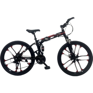 Prezzo di Fabbrica Bicicletta Pieghevole da Uomo Mountain Bike BMX a 21 <span class=keywords><strong>Velocit</strong></span>à da 26 Pollici per Adulti Bici da Downhill in Lega di Alluminio Pieghevole - Product Image 5