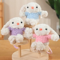 Porte-clés en peluche douce, neuf tenues mignonnes, tissu moelleux et agréable pour la peau, idéal comme breloque de sac, cadeau adorable pour jeunes filles et collectionneurs