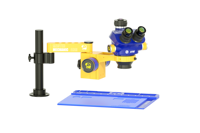 Microscope stéréoscopique trinoculaire MECHANIC MOS300-M3 avec support de bras de microscope réglable et zoom pour la réparation de caméras de téléphone
