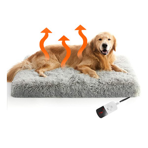 DADACAT Orthopädisches Eierschalen-Schaumstoffbeheiztes Hundebett Einfarbiges Muster Abnehmbarer Waschbarer Bezug Wasserdichtes Futter Baumwollgefüllt - Product Image 1