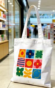 Bolsa de Mano de Lona Ecológica Personalizada para Mujer, a la Moda, de Gran Capacidad, con Asas, para Compras, Uso Diario - Product Image 4