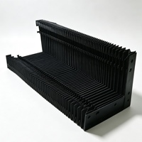Cache-soufflets flexible pour guide linéaire de machine-outil CNC, protection anti-poussière, taille personnalisée disponible