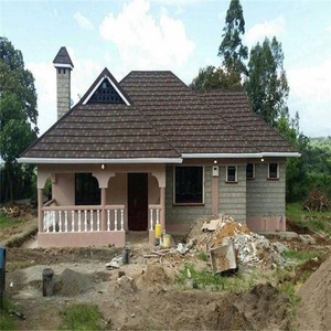 Tuiles de toiture modernes en métal vert revêtu de pierre, style européen, tôles de couverture plates, garantie 1 an, hôtels Afrique du Sud, marque <span class=keywords><strong>WANER</strong></span> - Product Image 6