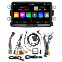 BQCC 2Din 8 pouces Écran HD IPS Quad Octa Core Android13 Lecteur multimédia de voiture Carplay Android WIFI GPS RDS Autoradio pour Renault Dacia