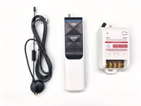 Interrupteur intelligent pour maison connectée 4km AC380V 220V 433MHz, télécommande RF sans fil, contrôleur de signal pour lumière, pompe, moteur