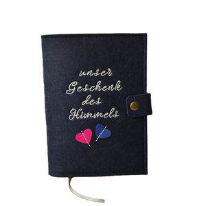 Funda de Fieltro Bordada para Mutterpass, Porta Pasaportes de Maternidad con Múltiples Diseños, <span class=keywords><strong>Carpeta</strong></span> Personalizada para Documentos de Embarazo, Regalo para Baby Shower - Product Image 4