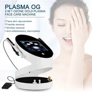 Caneta de plasma para beleza, caneta profissional 2 em 1 para fibroblasto, aperto da pele, rugas, acne, caneta de plasma fria, novidade de 2024