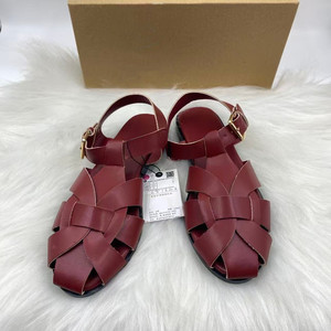 Sandales plates décontractées européennes et américaines à boucles, style romain, pour femmes, couleur unie, minimalistes et polyvalentes - Product Image 4