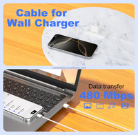 Kabel Pengisian Cepat USB TYPE C Berbahan Nilon Terbaru 1M 2M 3M Kabel Data Pengisian Daya Ponsel Android untuk iPhone 15 16