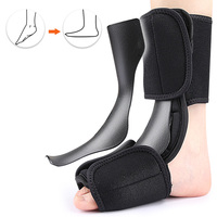 Orthèse de soutien du pied, attelle dorsale pour pied tombant, attelle de maintien de la cheville, fixation pour étirement du fascia plantaire, fermeture auto-agrippante en néoprène