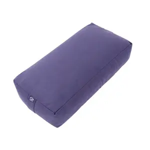 Eco Friendly Super Comfortable Organic Buckwheat Bolster Pillow For Yoga