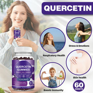 Gomas de Quercetina Protect - Defesa Respiratória, Poder Imunológico e Calma do Estresse para a Saúde com Sabugueiro, Vitamina C e Bromelaína - Product Image 4