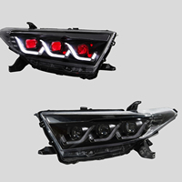 Feux avant LED COYA Highlander pour Toyota XU40 Facelift 2012-2014, mise à niveau Bi-LED, yeux de démon, DRL séquentiels, Plug-n-Play