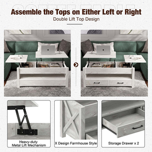Nuevos muebles modernos minimalistas contemporáneos, mesas <span class=keywords><strong>de</strong></span> <span class=keywords><strong>centro</strong></span> <span class=keywords><strong>de</strong></span> madera superior lifu expandibles grises para sala <span class=keywords><strong>de</strong></span> estar - Product Image 4