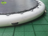 Hamac flottant circulaire eau verte flotteur rayé grand hamac eau flotteur gonflable hamac eau