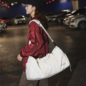 Gym <b>Bag</b> Large Capacity Shoulder Weekender PU Waterproof Duffel Short-Distance Tote Travel <b>Bag</b> Geometric Pattern Travel <b>Bag</b> - Product Image 1