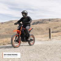 Moto électrique tout-terrain 3000W 48V 20Ah, vitesse 60 km/h, frein à disque hydraulique, suspension intégrale, moto cross électrique