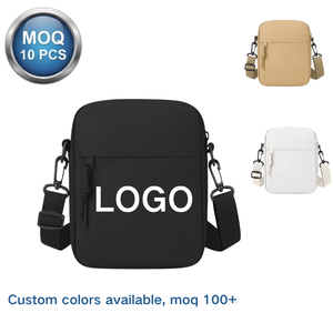 Sac bandoulière léger pour téléphone <span class=keywords><strong>portable</strong></span>, personnalisable avec logo OEM/ODM, pour petites commandes d'usine, unisexe, mode extérieure, noir - Product Image 1