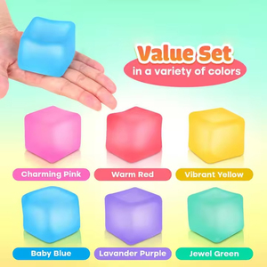 Nuovi Arrivi Palline Sensoriali Antistress Personalizzate all'Ingrosso Giocattoli Fidget <span class=keywords><strong>per</strong></span> <span class=keywords><strong>Bambini</strong></span> Antistress a Forma di Cubetto di Ghiaccio - Product Image 4