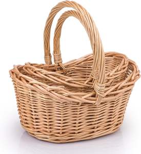 भंडारण विलो बास्केट 2 का सेट - Product Image 2