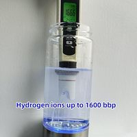 Vente en gros de générateur d'eau riche en hydrogène portable rechargeable par USB SPE PEM 420 ml, bouteille thermos à eau hydrogénée pour cadeaux