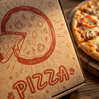 Maßgefertigte Umweltfreundliche Recycelbare Wellpappe Pizza-Sushi-Box Faltbare Druckresistente Flugzeugform-Karton mit Griff für Lebensmittel