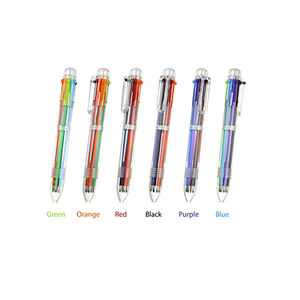 Stylo Bille Rétractable Multicolore Arc-en-ciel 6-en-1 – Idéal pour Enfants, Fêtes, Rentrée Scolaire, Bureau, Cadeau Personnalisé, Affaires - Product Image 5