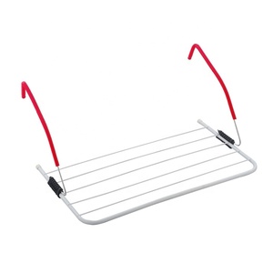FIRST <span class=keywords><strong>HORSE</strong></span> 5M Tendedero de Acero Inoxidable para Balcón, Plegable, Ahorra Espacio, Tipo Torre - Product Image 3