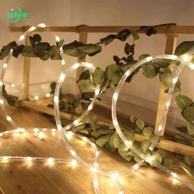 Flexible Led Lights With Christmas Lights, Outdoor Decoration, Waterproof Rope Lights