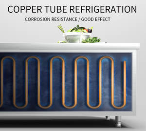 مخصصة التبريد Salal طاولة بار التجاري البيتزا العمل الجدول للبيع - Product Image 3