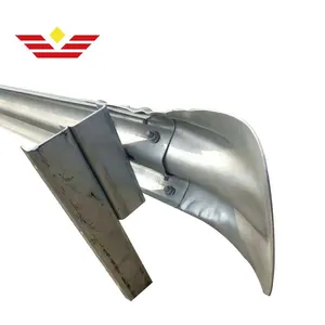 highway guardrail end terminal fish tail, flared terminal section, highway guardrail road safety
