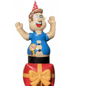 Boneka Tiup Ulang Tahun Karakter Holland Abraham Tinggi 4.5 Meter Bahan Oxford Digital, Laris untuk Acara Promosi - Product Image 1