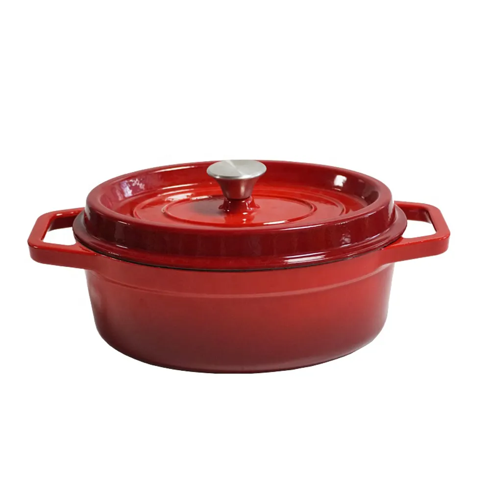 ChuiHua High quality Nonstick Dutch Oven Enameled Cast Iron Food Warmer Casseroles Cooking cookware sets with enamel coating