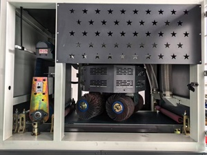 Máquina <span class=keywords><strong>de</strong></span> Pulido y Limpieza <span class=keywords><strong>de</strong></span> Metales con Cepillo <span class=keywords><strong>de</strong></span> Banda Ancha <span class=keywords><strong>para</strong></span> Eliminar Rebabas, <span class=keywords><strong>para</strong></span> Corte por Llama, Personalización <span class=keywords><strong>de</strong></span> Fábrica, CE - Product Image 4