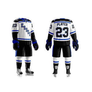 Maglia da Hockey su ghiaccio della squadra di stampa a sublimazione a buon mercato di buona qualità autunno inverno su misura - Product Image 5