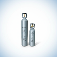 Cilindro de Gas de Dióxido de Carbono para Soldadura, Cilindro de Acero Recargable de 10L para CO2, Recipiente a Presión, Fácil de Usar