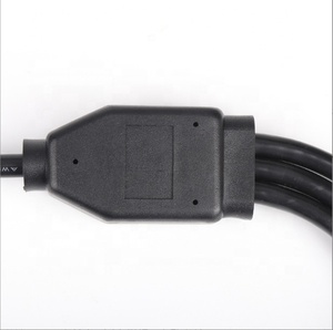 Câble d'application électronique OBD2 en forme de L à un point de connexion, avec conducteur en cuivre étamé et isolation PBT - Product Image 4