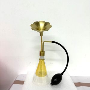 Flacon d'échantillonnage professionnel en laiton et verre pour arômes, adapté au café, au thé, aux spiritueux, aux huiles essentielles et aux parfums - Product Image 2