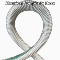Tuyau composite chimique haute résistance, doublé de PE UHMW, 220 PSI, pour transfert bateau-terre